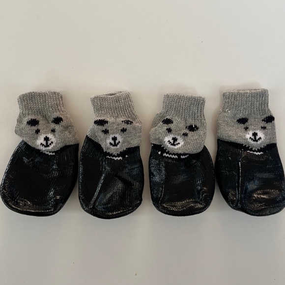 Dog Socks Anti Slip Waterproof With Adjustable Straps Pet Puppy Booties - Picture 4 of 5